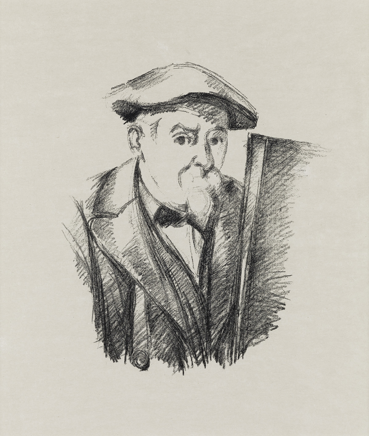 PAUL CÉZANNE Portrait de Cézanne par lui-même.